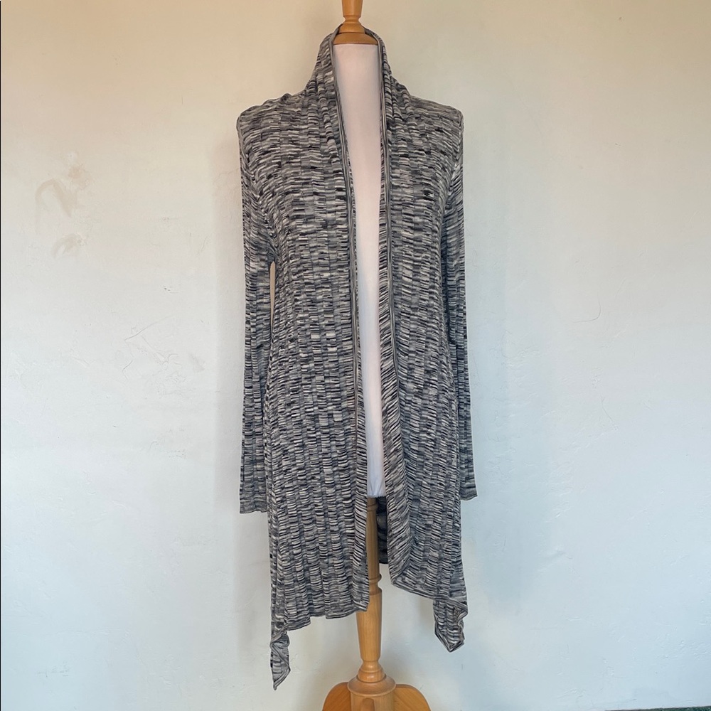 Vintage INC International Concepts Duster Space Dyed Long Sleeve Sweater SzL